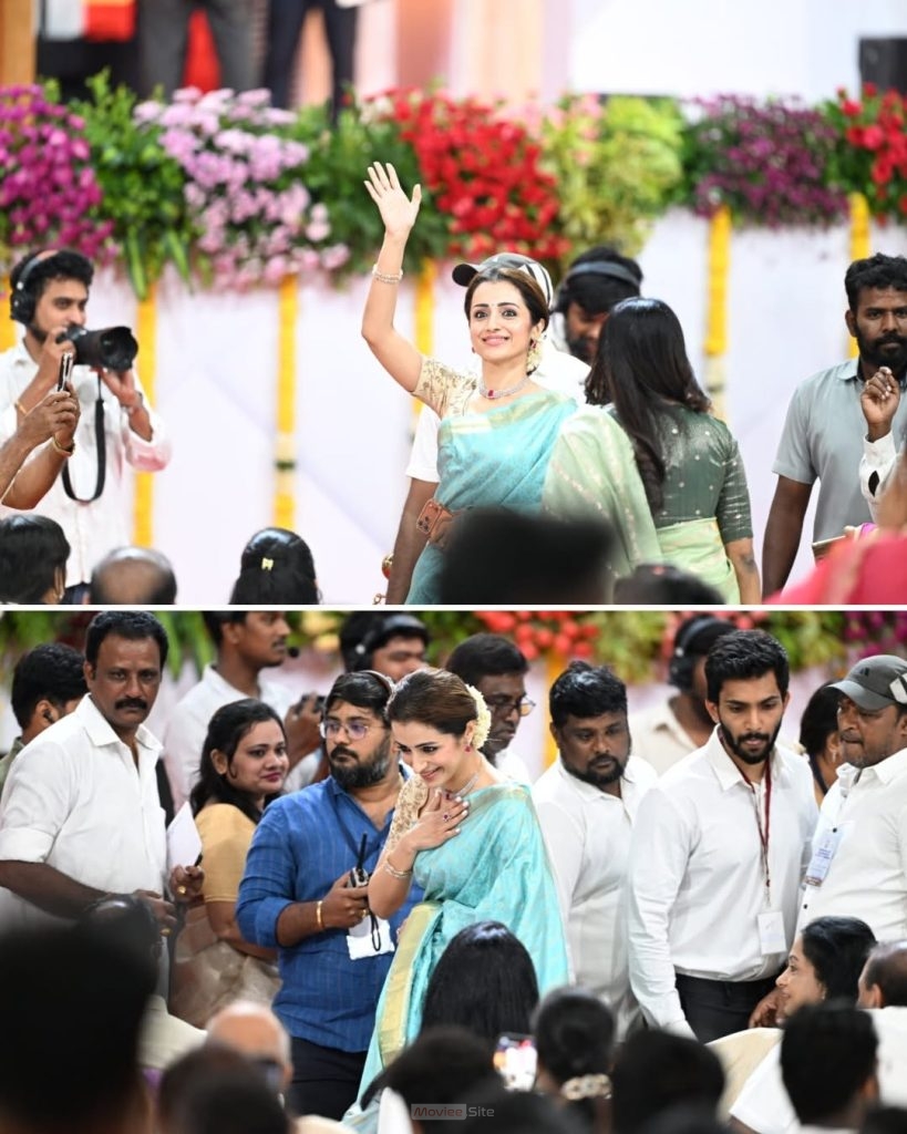 trisha krishnan vijay oath ceremony